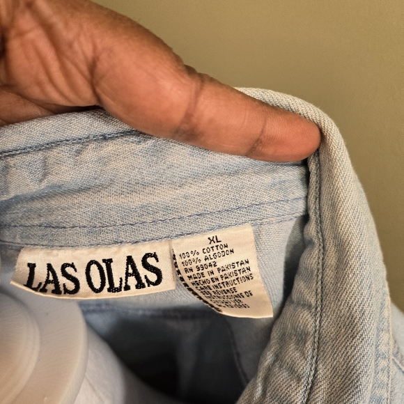 Vintage Las Olas size XL Denim - Picture 5 of 5